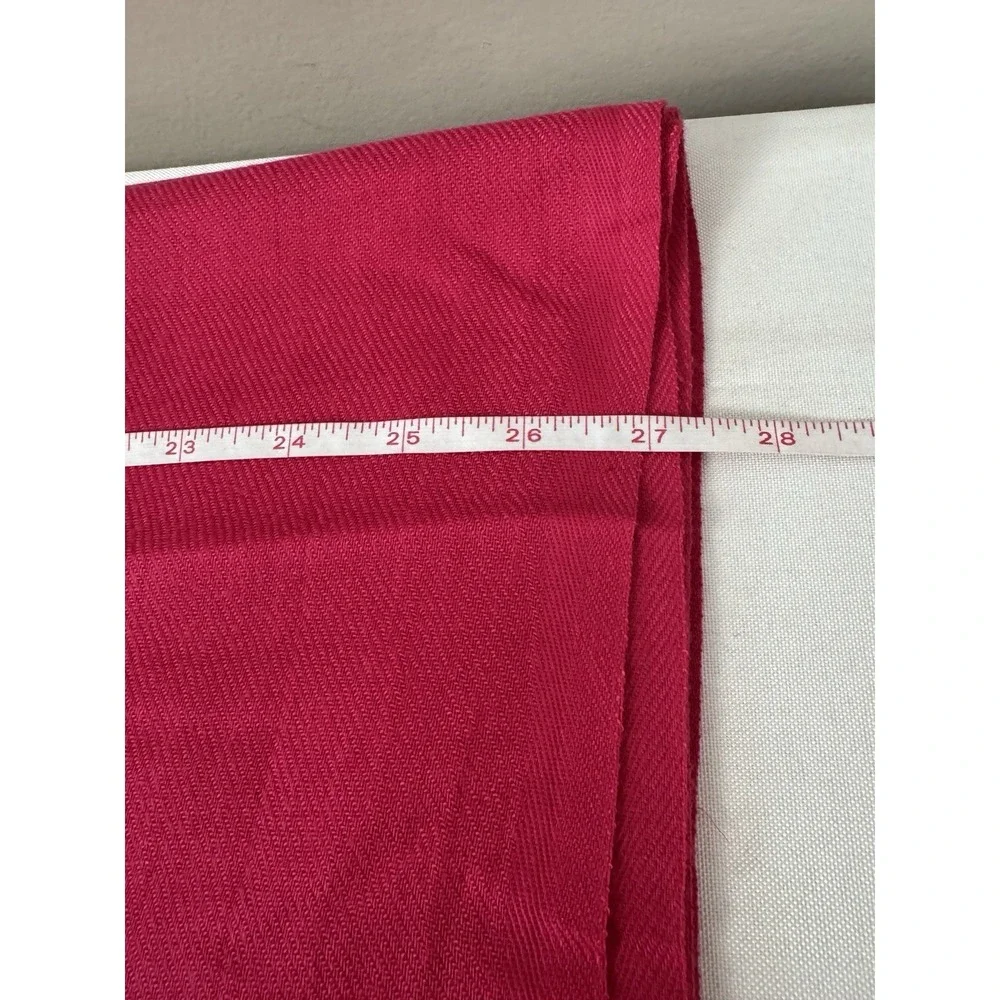 Pashmina Fuschia Deep Hot Pink Scarf Wrap Shawl 74x27 Vibrant Layering Evening